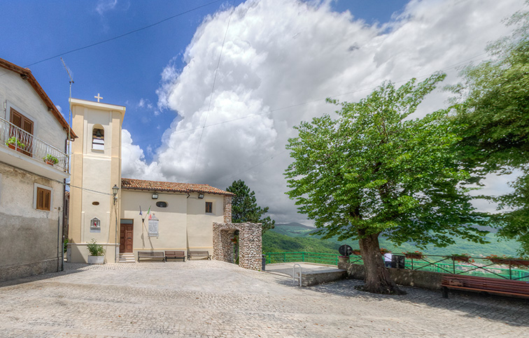 anteprima piazza della veduta civitella di licenza